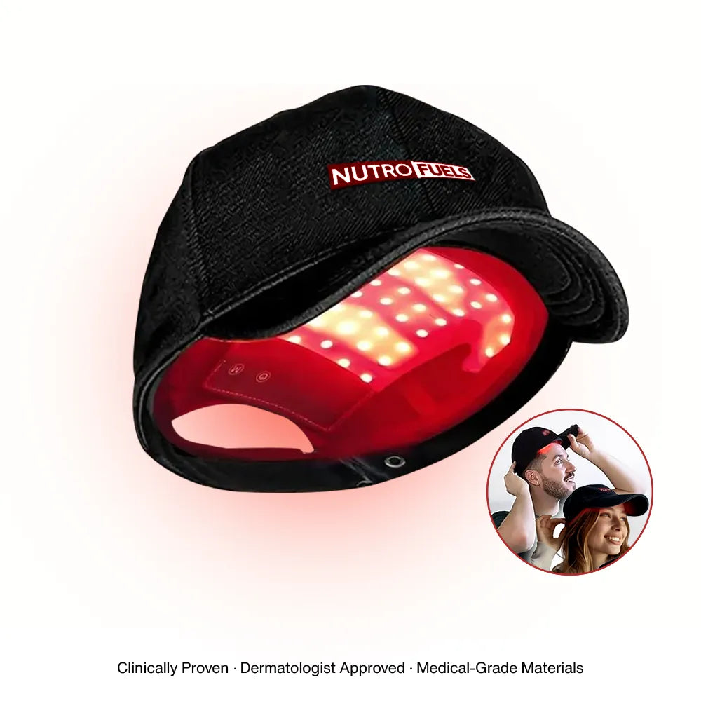 Nutrofuels™ FDA-Cleared Laser Cap for Hair Regrowth and Thicker-Looking Hair